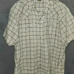 Ely Cattleman Mens Dress Shirt Size Xl